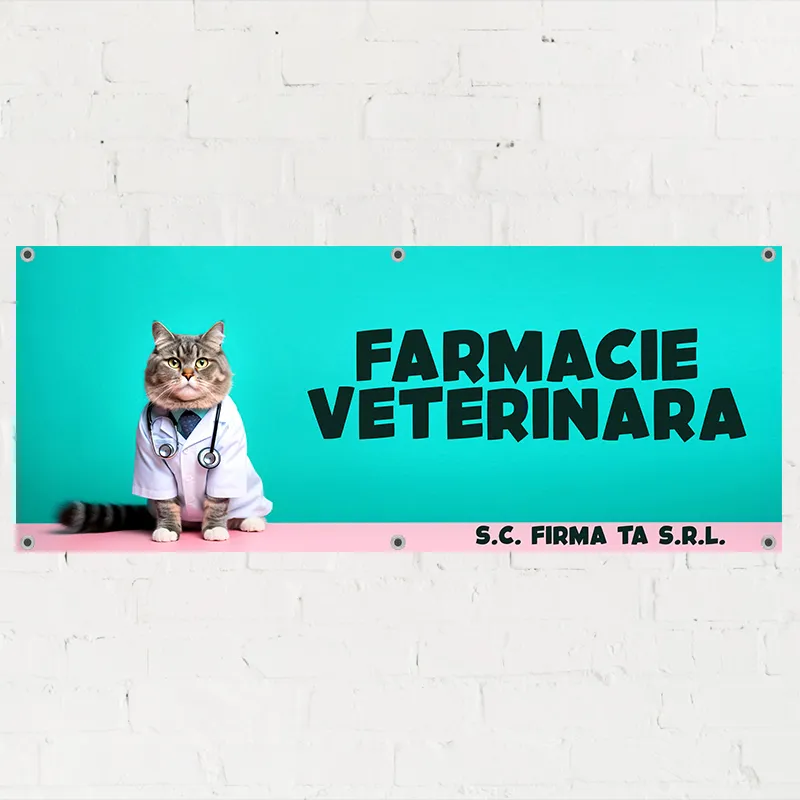 Banner Farmacie Veterinară - Model 1
