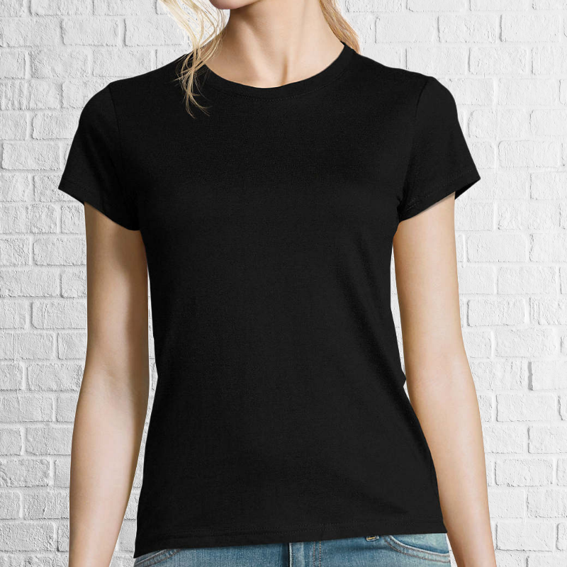 Tricou personalizat de damă negru