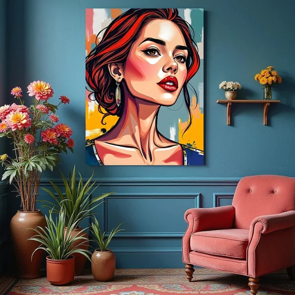 Tablou portret modern