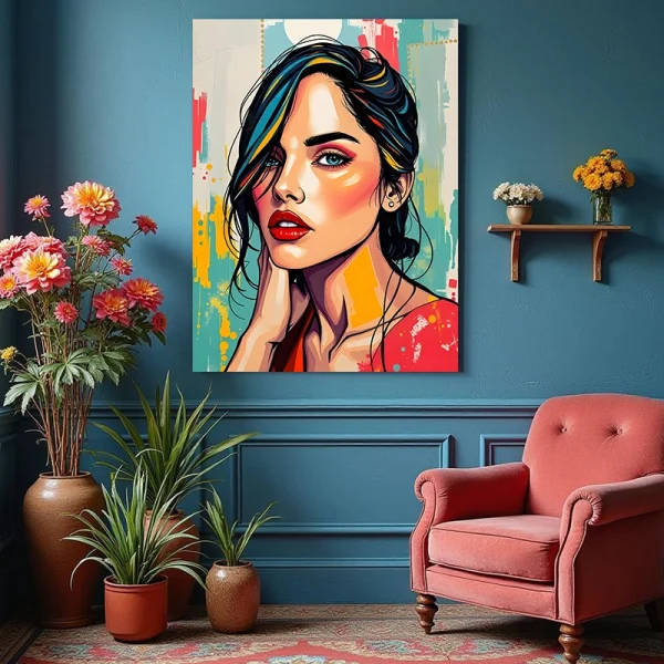 Tablou portret modern