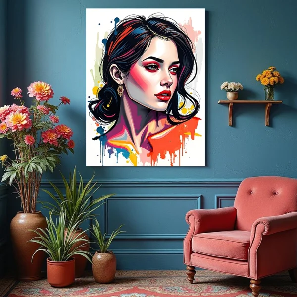 Tablou portret modern