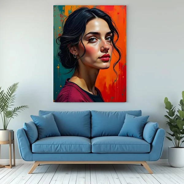 Tablou portret modern