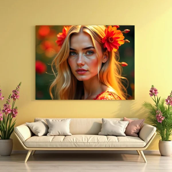 Tablou portret de femeie