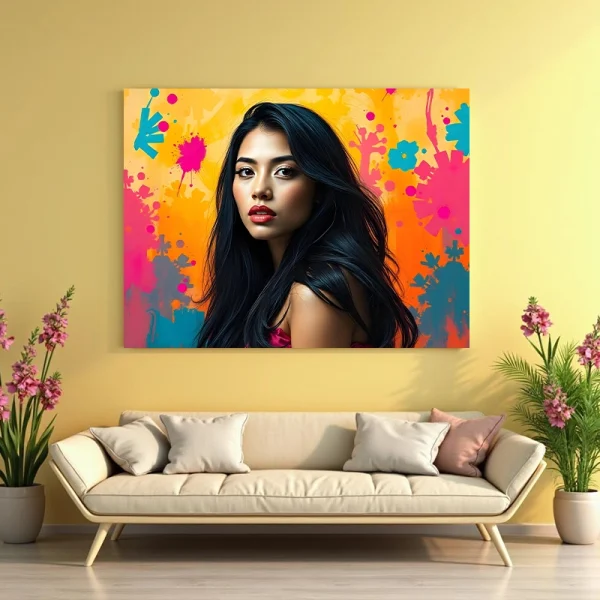 Tablou portret de femeie