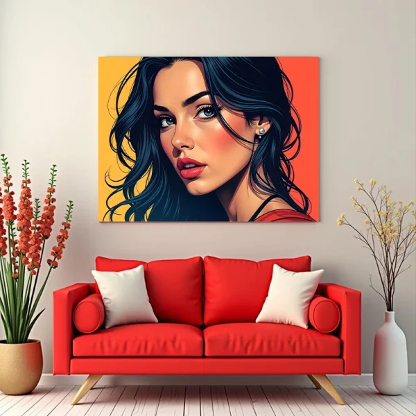 Tablou portret de femeie