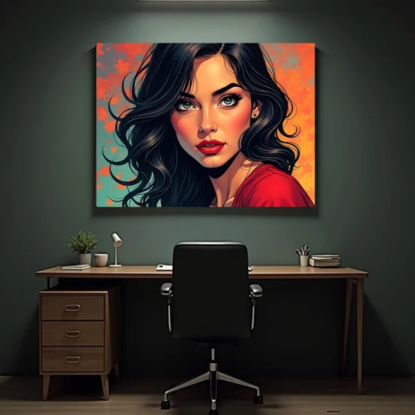 Tablou portret de femeie