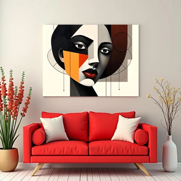 Tablou portret abstract