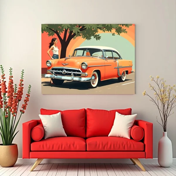 Tablou old car