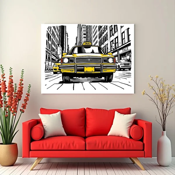 Tablou New York Cab
