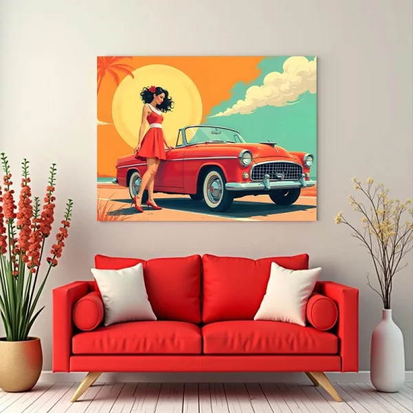 Tablou old car