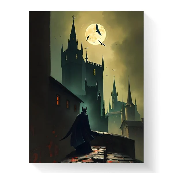 Tablou peisaj gotic