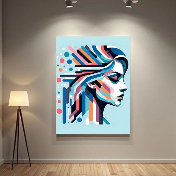 Tablou portret abstract