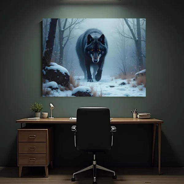 Tablou peisaj cu animale