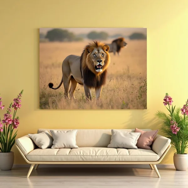 Tablou peisaj cu animale