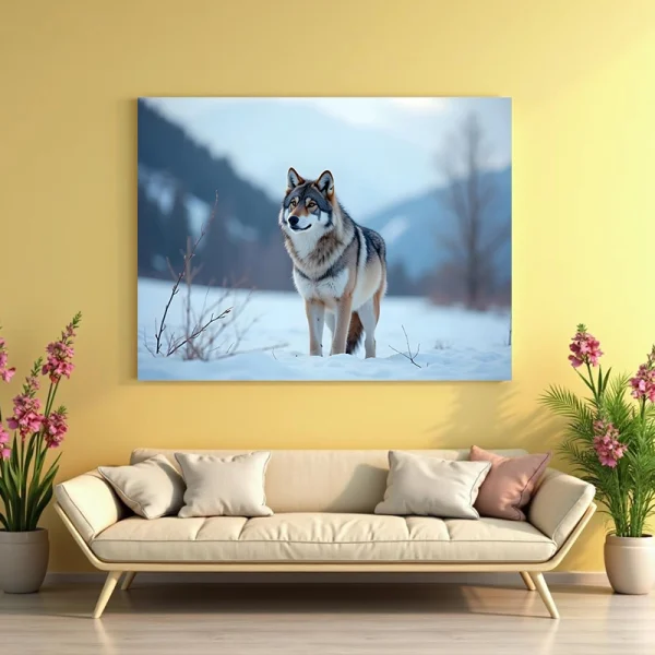 Tablou peisaj cu animale