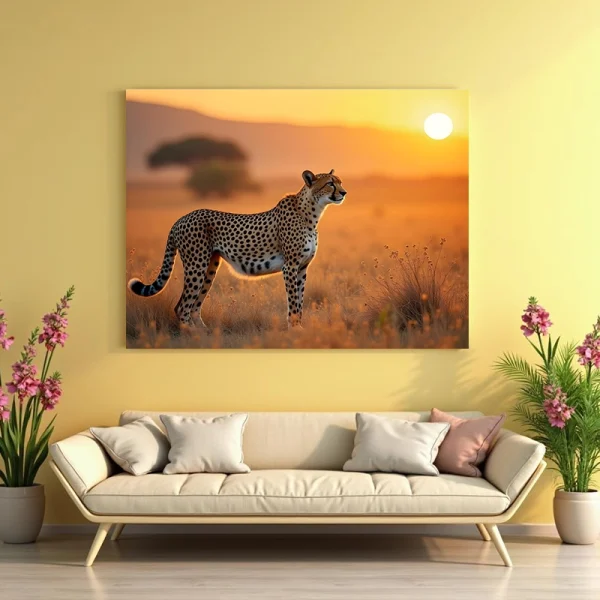 Tablou peisaj cu animale
