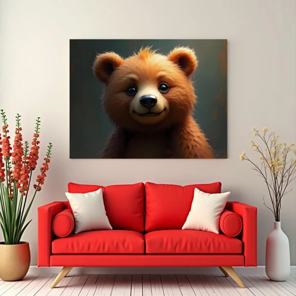 Tablou peisaj cu animale