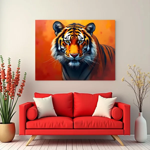Tablou peisaj cu animale