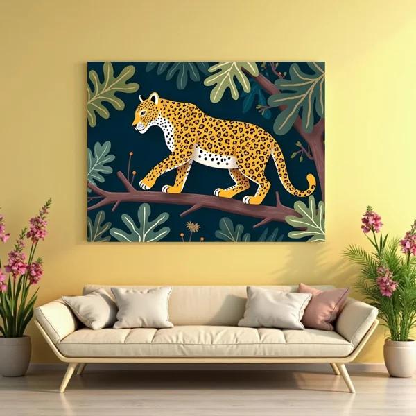 Tablou peisaj cu animale