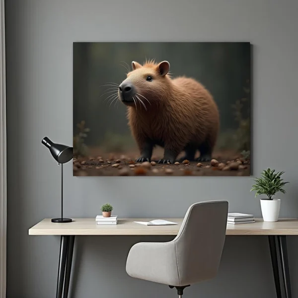 Tablou peisaj cu animale