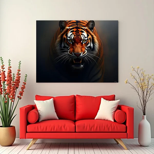Tablou peisaj cu animale