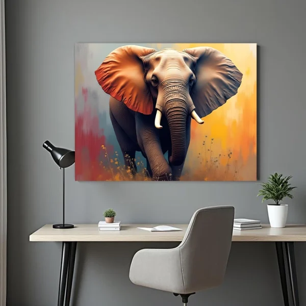 Tablou peisaj animale