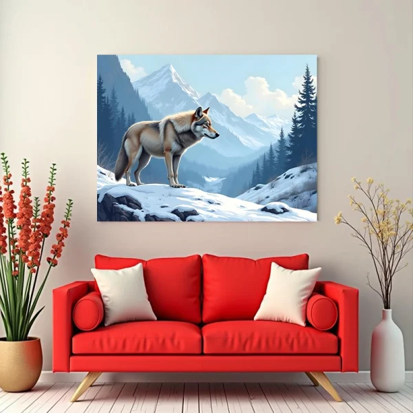 Tablou peisaj animale