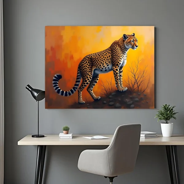 Tablou peisaj animale