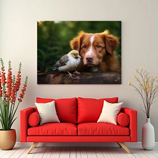 Tablou peisaj animale