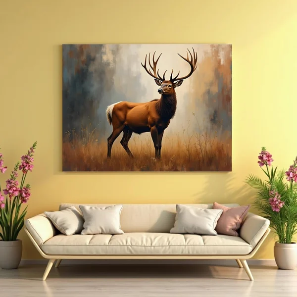 Tablou peisaj animale