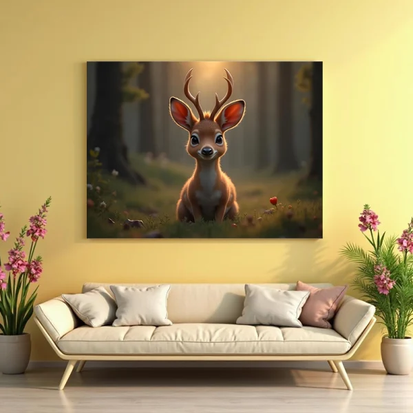 Tablou peisaj animale