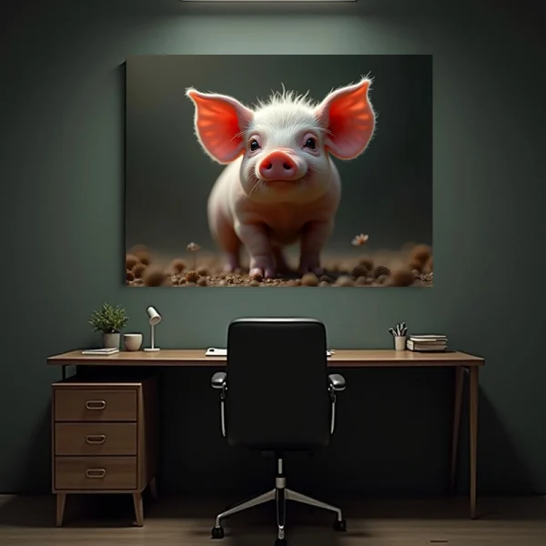 Tablou peisaj animale