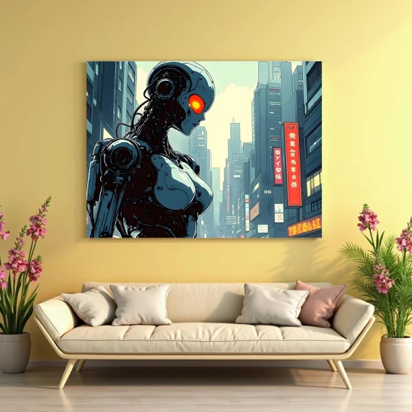 Tablou cyberpunk