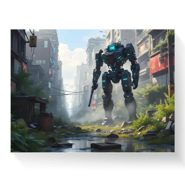 Tablou cyberpunk