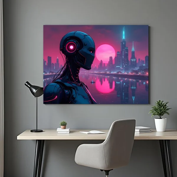 Tablou cyberpunk