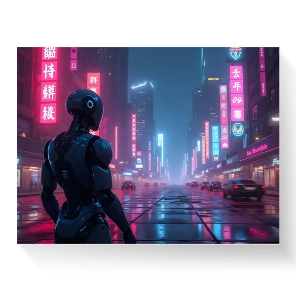 Tablou cyberpunk