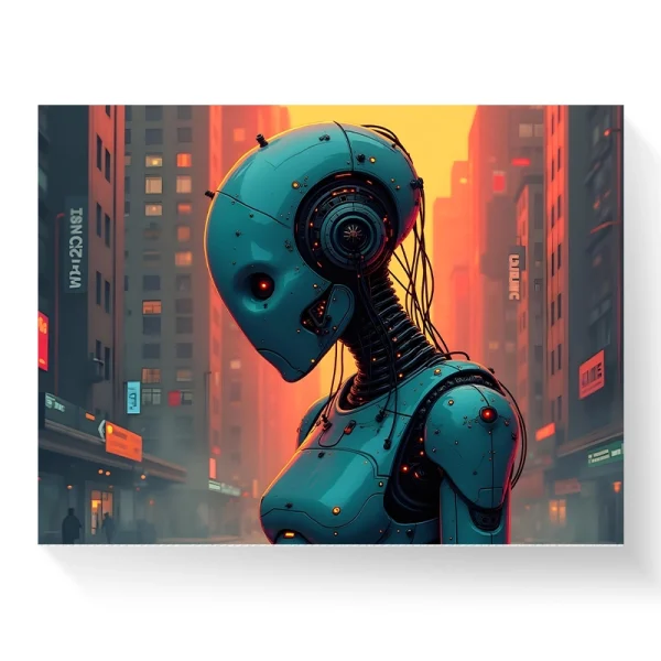 Tablou cyberpunk