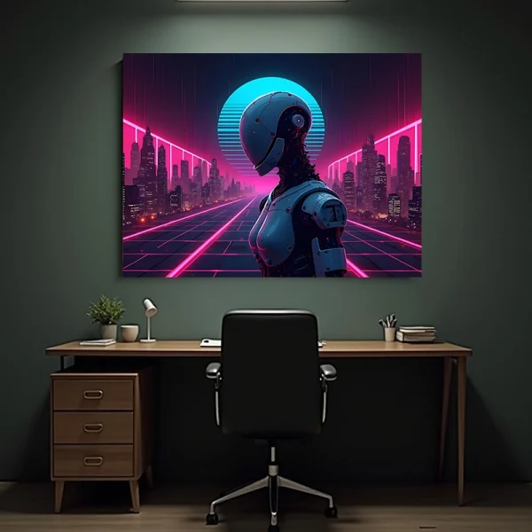 Tablou cyberpunk