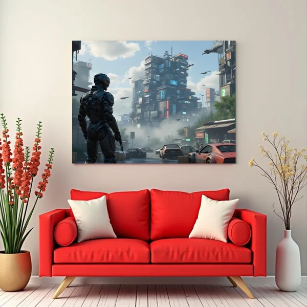Tablou cyberpunk