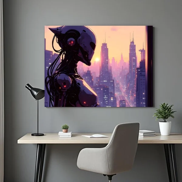 Tablou cyberpunk