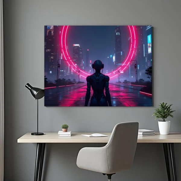Tablou cyberpunk