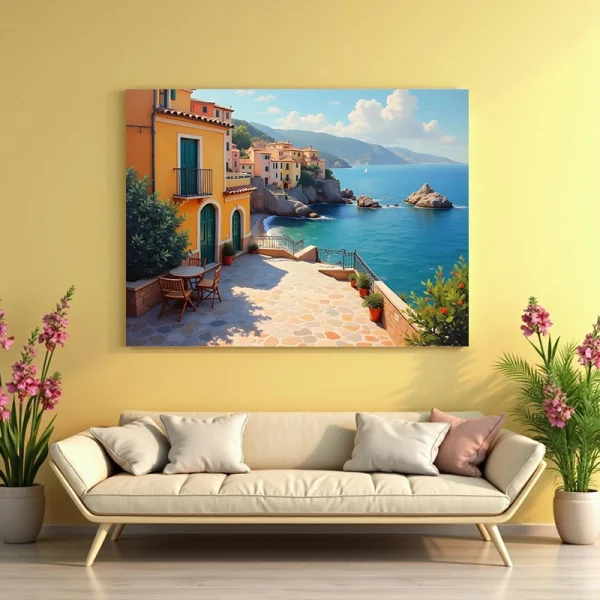 Tablou peisaj exotic