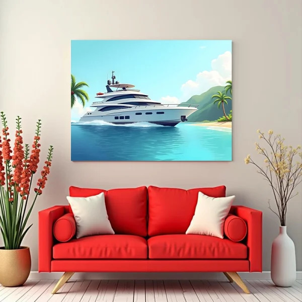 Tablou peisaj exotic