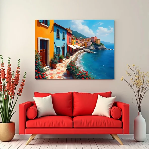 Tablou peisaj exotic
