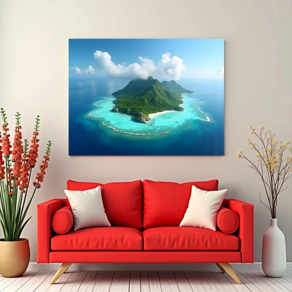 Tablou peisaj exotic