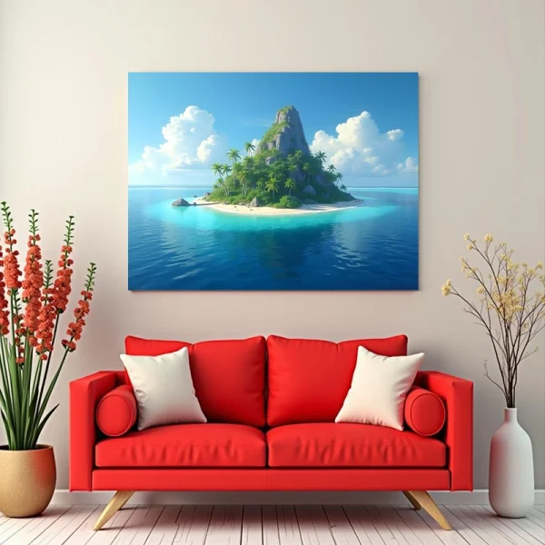 Tablou peisaj exotic