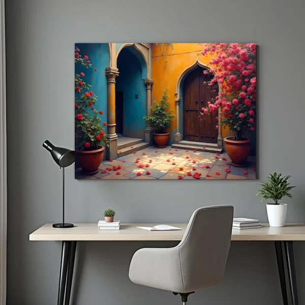 Tablou peisaj exotic