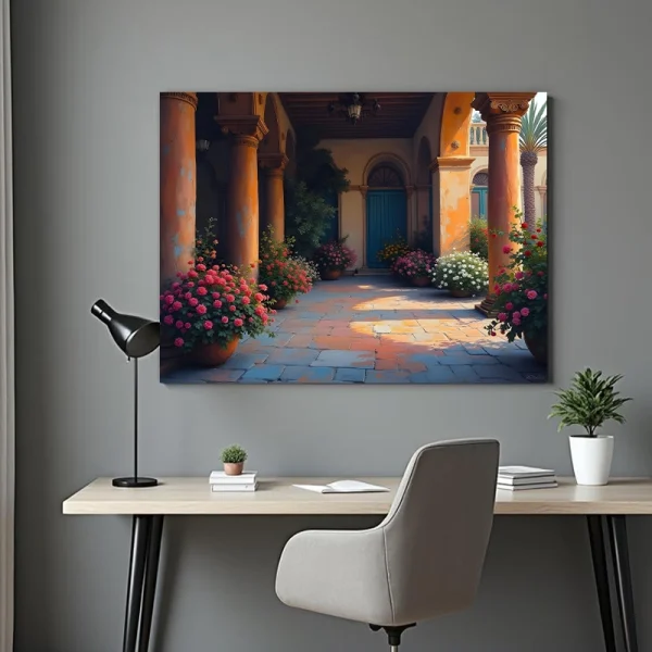Tablou peisaj exotic