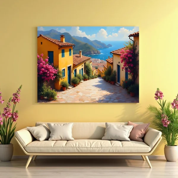 Tablou peisaj exotic