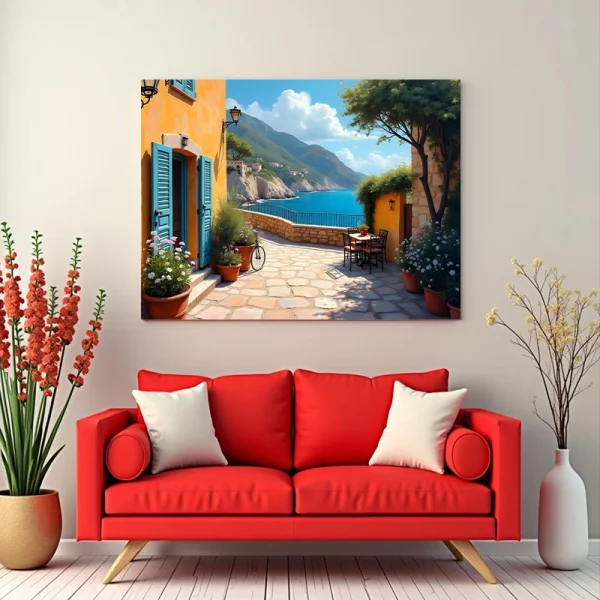 Tablou peisaj exotic